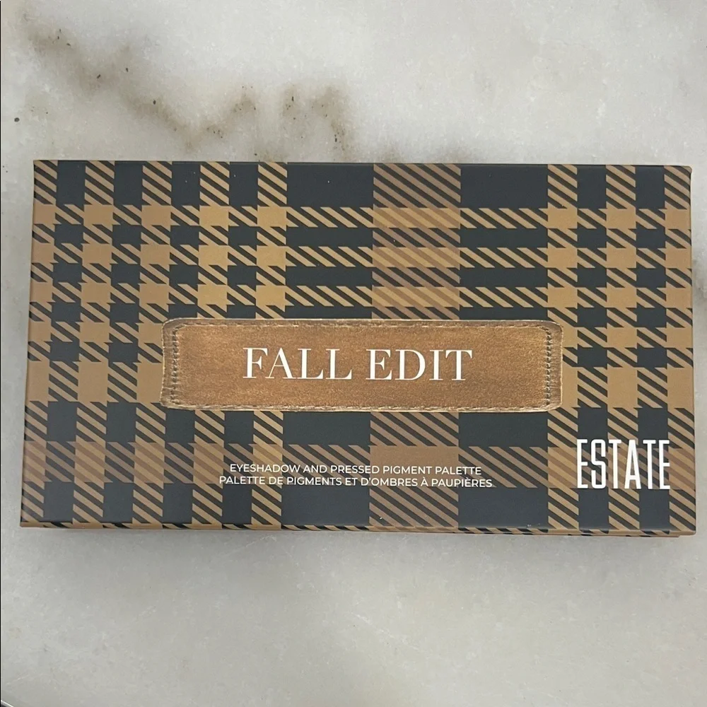 Estate Eyeshadow Palette with Gold and Brown Hues
